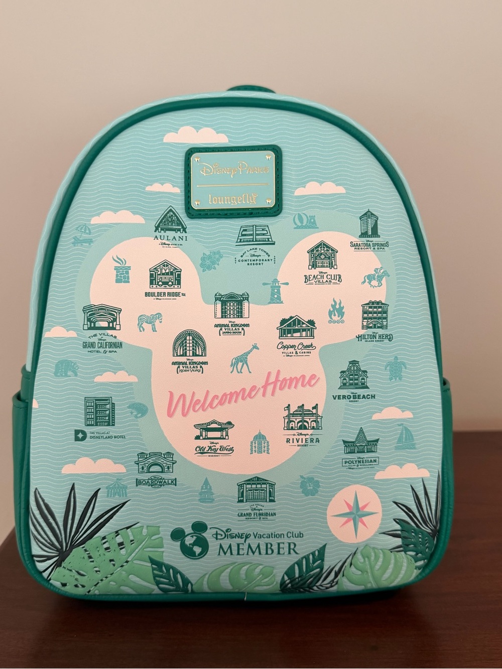 Disney Parks Loungefly Disney Vacation Club Member Mini Backpack NWT